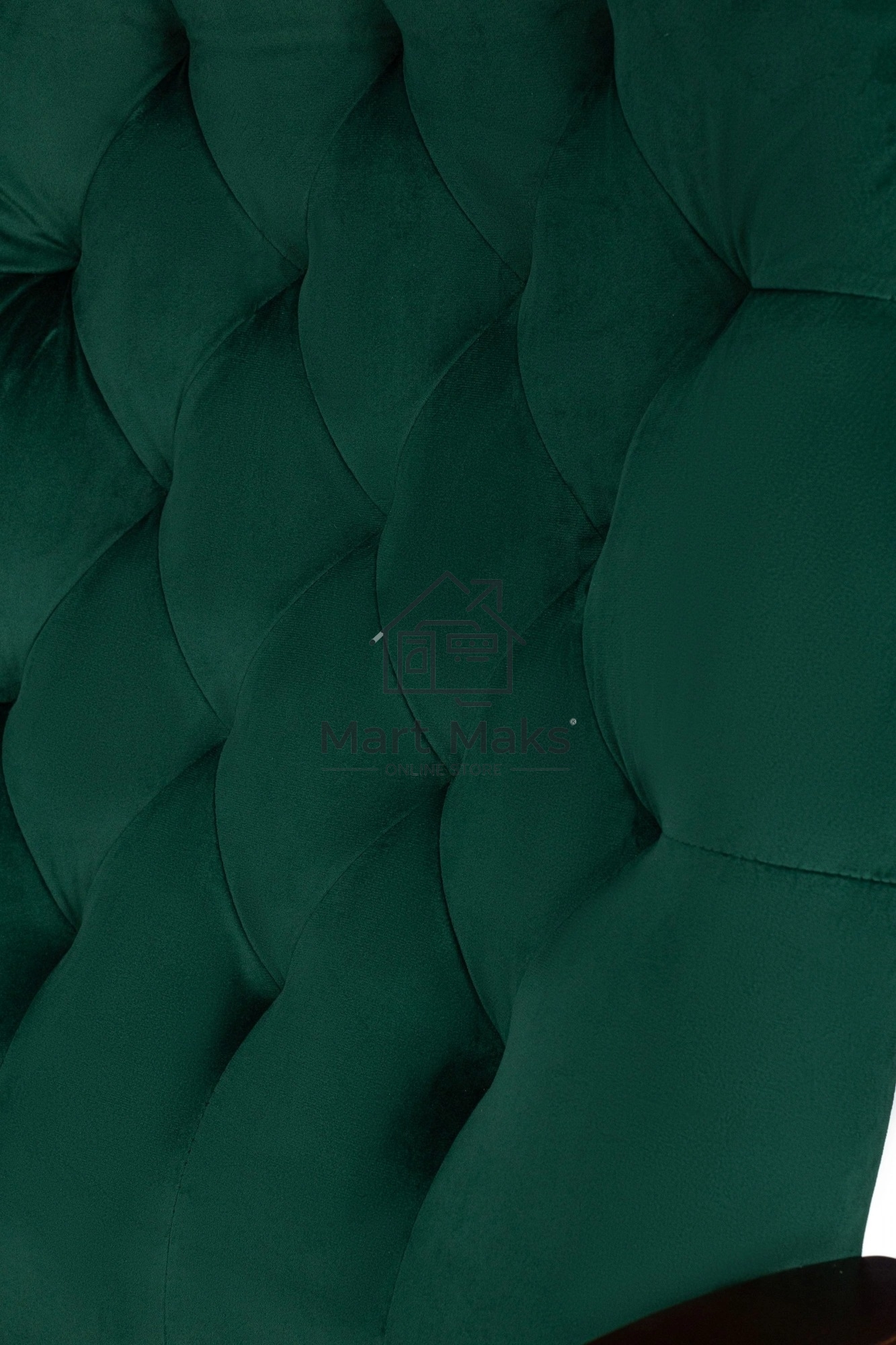 Кресло руководителя Бюрократ T-9928WALNUT Fabric Italia Green зеленый, крестов. металл/дерево