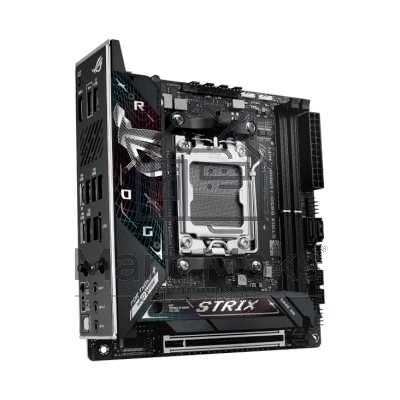 Материнская плата ASUS ROG STRIX B850-I GAMING WIFI, AM5, AMD B850, 2xDDR5, 2xM.2, 2xSATA, PCIe 4.0 x16, 1xHDMI, 1xUSB Type-C, 1x2.5Gb LAN, Wi-Fi 7, Bluetooth 5.4, 5xUSB-A 10Gbps, 1xUSB-C 20Gbps, 2xUSB-A 2.0, 3x3.5 мм, S/PDIF, 7.1, Mini-ITX