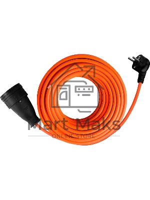 Удлинитель силовой Defender Ext2G-01-10 6А, 10м, б/з - без рамки