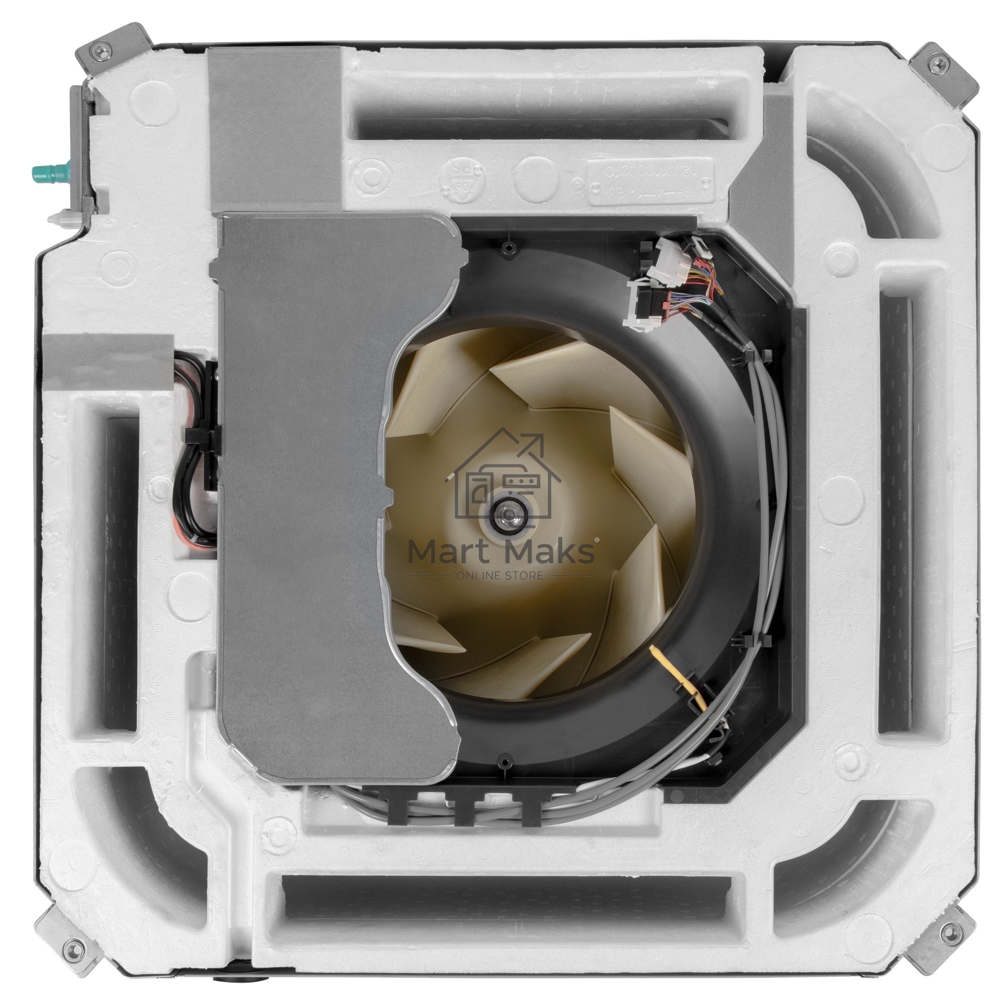 Внутренний блок сплит-системы кассетного типа Electrolux EACC/in-12H/UP4-DC/N8 инвертор, 12000 BTU, 35 м², 29 дБ, охлаждение, обогрев, осушение, белый