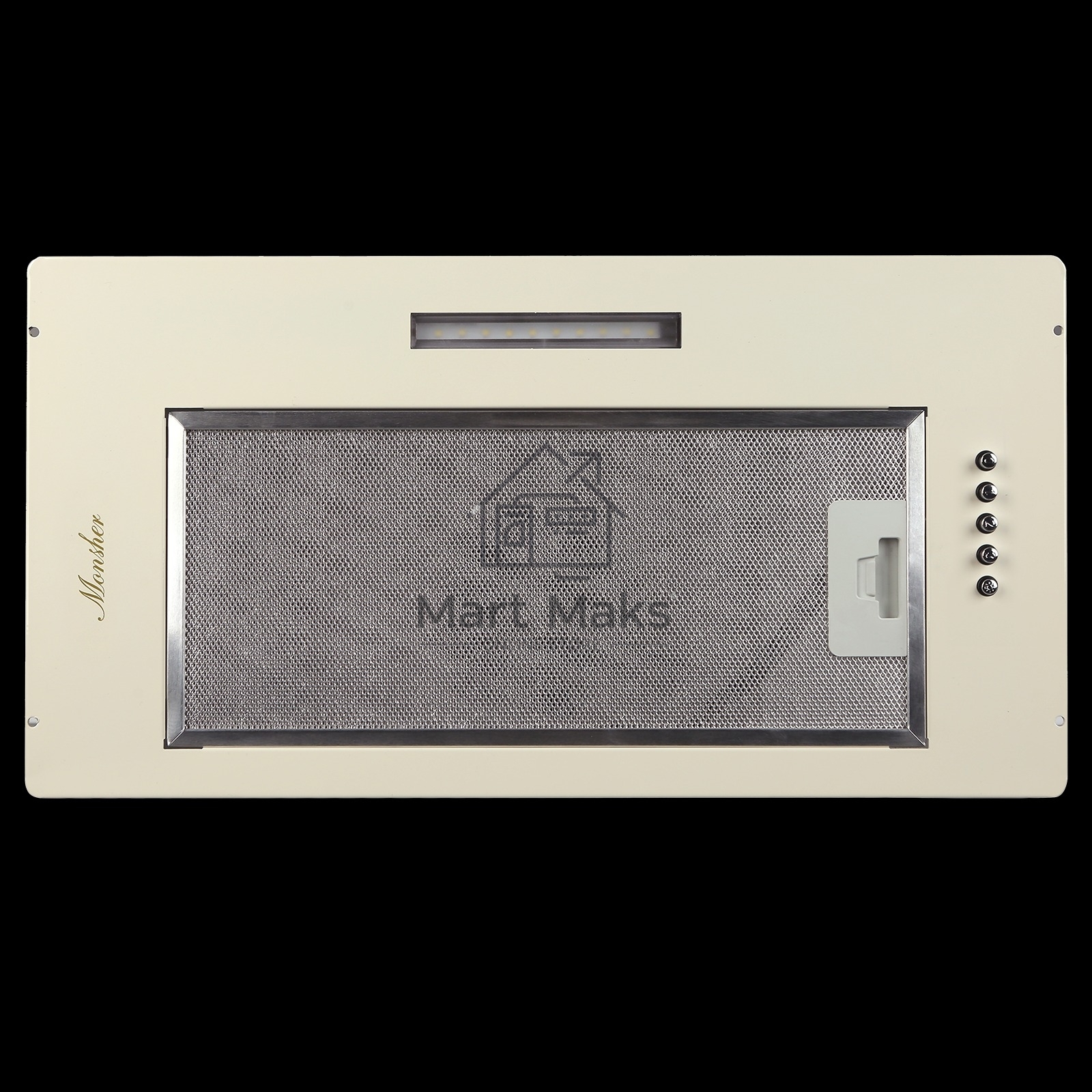 Вытяжка встраиваемая Monsher Angers 60 Beige бежевый, 54 см, 800 куб. м/ч, 45 дБ