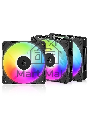 Вентилятор корпусной ARCTIC P12 Pro Reverse A-RGB - 3 Pack - retail (ACFAN00333A) 