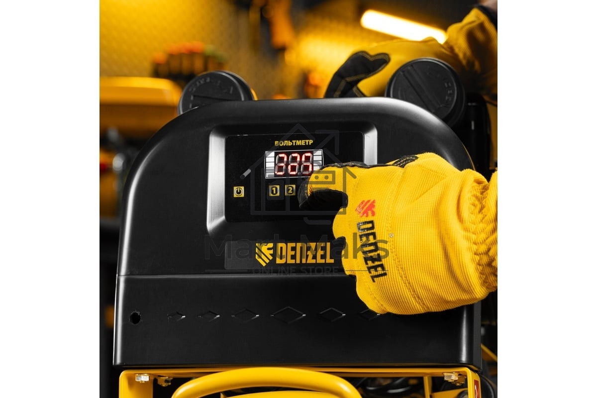 Компрессор безмасл. малошумн. Denzel DLP-4500/150, 4,5 кВт, 3х1,5 кВт,150 л, 2850 об/мин,750 л/мин