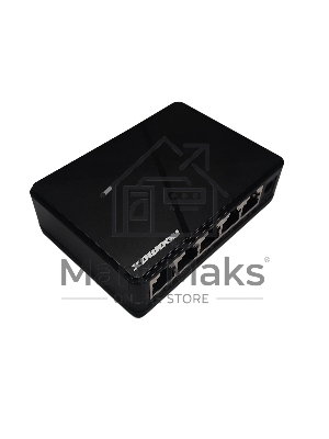 Коммутатор неуправляемый NEOMAX NMS-105P-1000-P, 5 портов 1000 Mbps, пластик