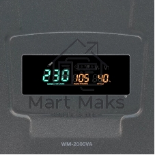 Стабилизатор напряжения Powercom WM-2000VA 1600Вт 2000ВА графитовый