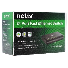 Коммутатор Netis ST3124P, 24×100 Мбит/с, неуправляемый