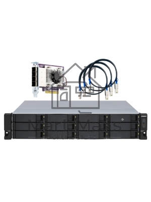 Полка расширения сетевого хранилища без дисков SMB QNAP TL-R1200S-RP SATA 6GB/s JBOD storage enclosure, 12-tray 3,5