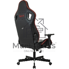 Кресло игровое A4Tech Bloody GC-840 черный, сиденье черный, эко.кожа, с подголов. крестов. металл черный, пластик черный