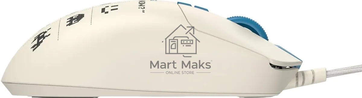 Мышь проводная A4Tech Bloody W72 Ultra Pixels Blue рисунок/бежевый/голубой, 20000 dpi, USB, кнопки - 7