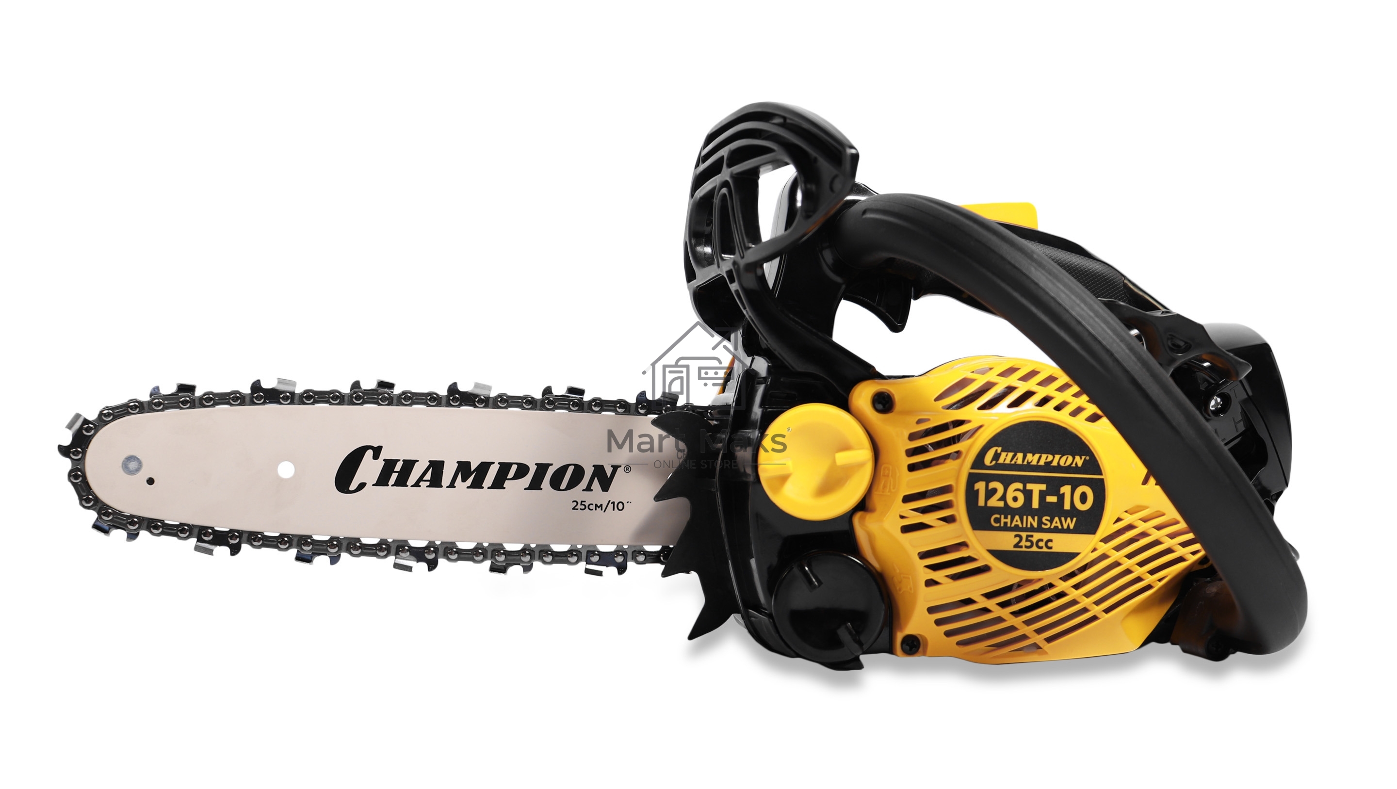 Бензопила CHAMPION 126T-10  1,15кВт 25см? 2,4кг