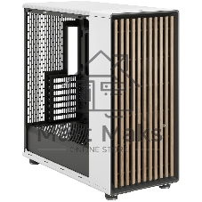 Компьютерный корпус без блока питания Fractal Design North XL TG Dark Tint, Full-Tower, 3x140мм, 2xUSB-A 3.2 + 1xUSB 3.2 Type-C E-ATX, ATX, mATX, mITX Wood panel, Chalk белый