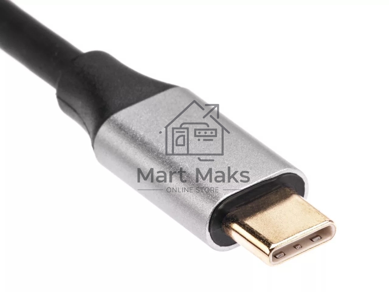 Кабель-концентратор USB3.1 TypeCm -->HDMI+USB3.0+PD+VGA Alum Grey 4K@30Hz, Telecom<TUC055>