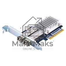 Сетевая карта QNAP QXP-16G2FC Dual-port Fiber Channel adapter, 2 x 16 Gb/s SFP +, PCIe Gen3 x8. For QTS OS ONLY