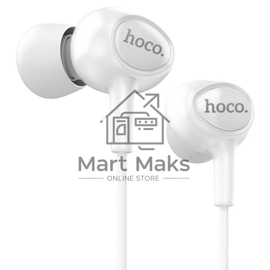 Наушники проводные Hoco M3 белый