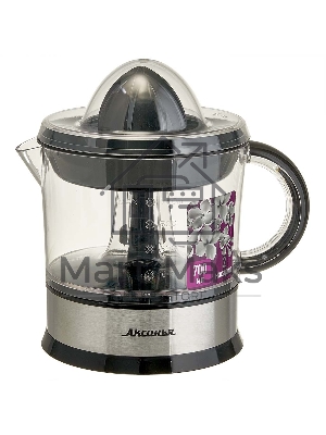 Соковыжималка АКСИНЬЯ КС-2200 чёрный, цитрусовая, 40 Вт, 700 мл, электронное, реверс