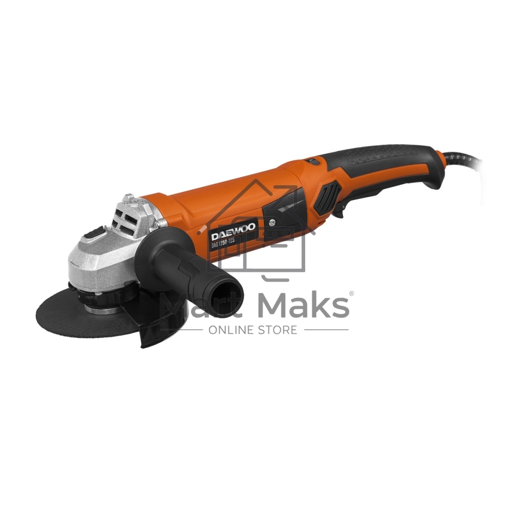 УШМ (болгарка) DAEWOO DAG 1250-125 1250Вт 3000-11000об/мин 125мм