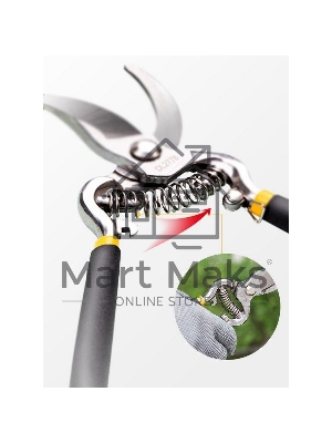 Секатор Deli DL2778 Размер 210 мм. Макс диаметр резки 10 мм. Сталь 55С. Термообработанная поверхность. Ручка из ПВХ.