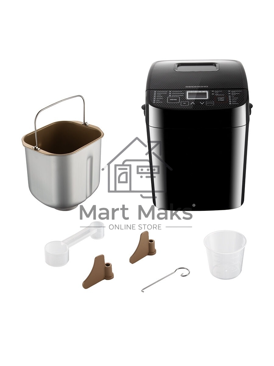 Хлебопечка Redmond RBM-1908 450 Вт, черный