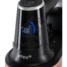Пылесос вертикальный Vitek VT-CLS01AQUA черный/медный, питание от аккумулятора, 250 Вт, уборка влажная/сухая, пылесборник 0.55 л