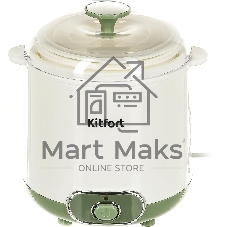 Йогуртница Kitfort KT-2005 20Вт 1б. 1500 мл белый/зеленый