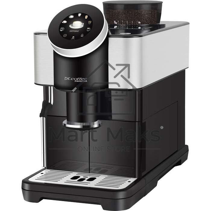 Кофемашина автоматическая Proxima 2000391272961 DR.COFFEE H1 черный, исп. кофе - зерновой/молотый, 1.5 л, 1450 Вт, 15 Бар.