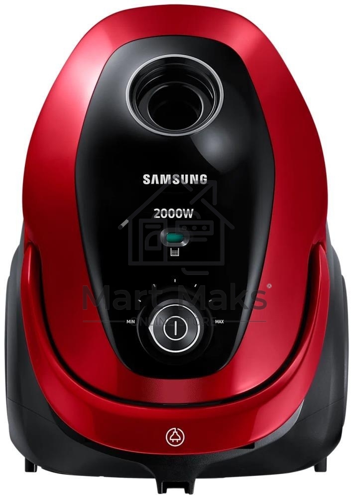 Пылесос Samsung VC20M253AWR/EV красный, 460/2000 Вт, уборка сухая, пылесборник мешок, 2.5 л