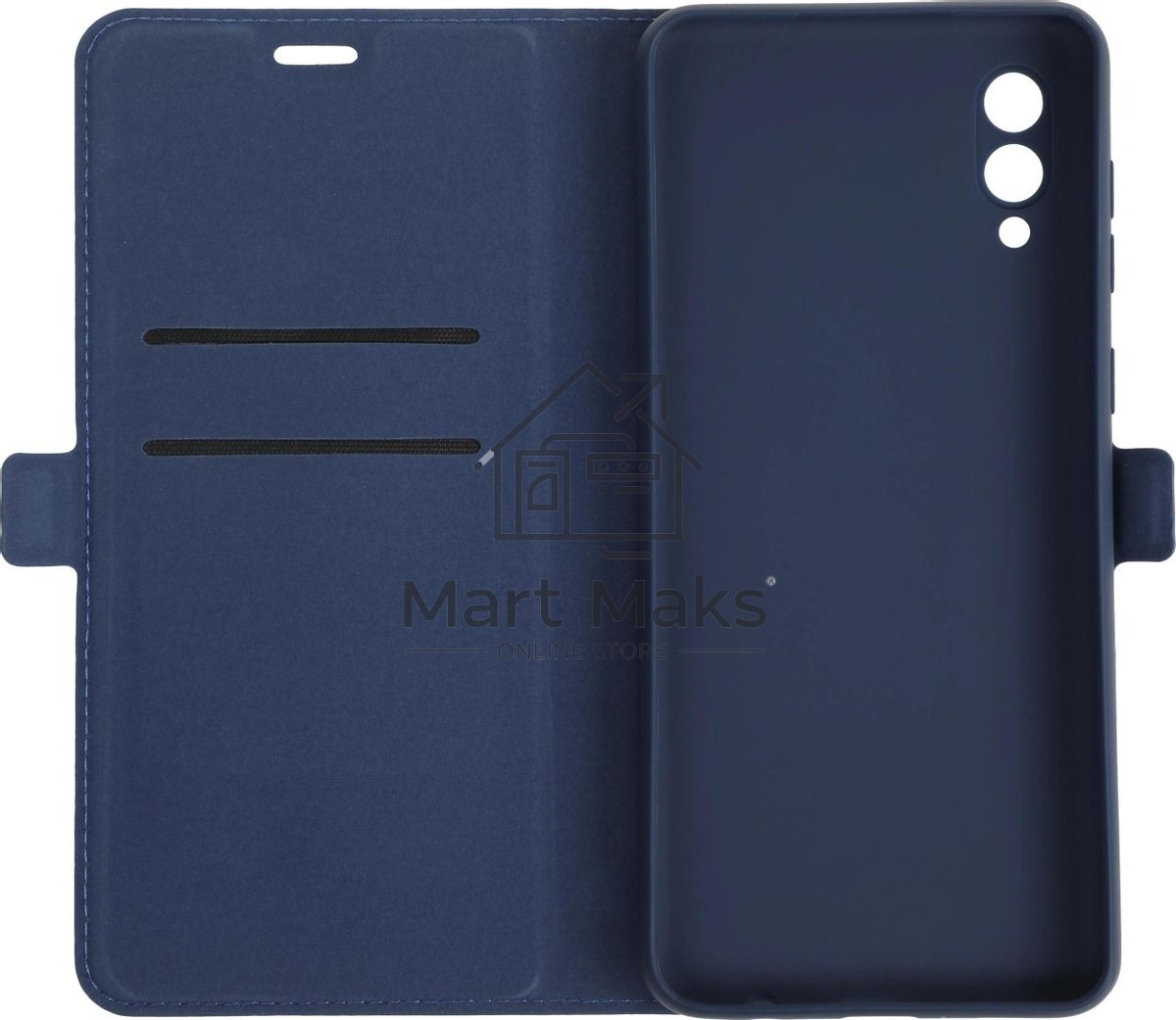 Чехол (флип-кейс) DF sFlip-85 для Samsung Galaxy A02 синий