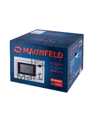 Микроволновая печь встраиваемая Maunfeld MBMO.20.7S нержавеющая сталь, 20 л, 800 Вт, переключатели - поворотный механизм/кнопки