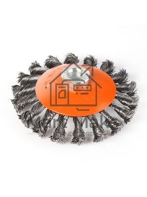 Щетка EDGE by PATRIOT тарельчатая 115ммХМ14 витая проволока