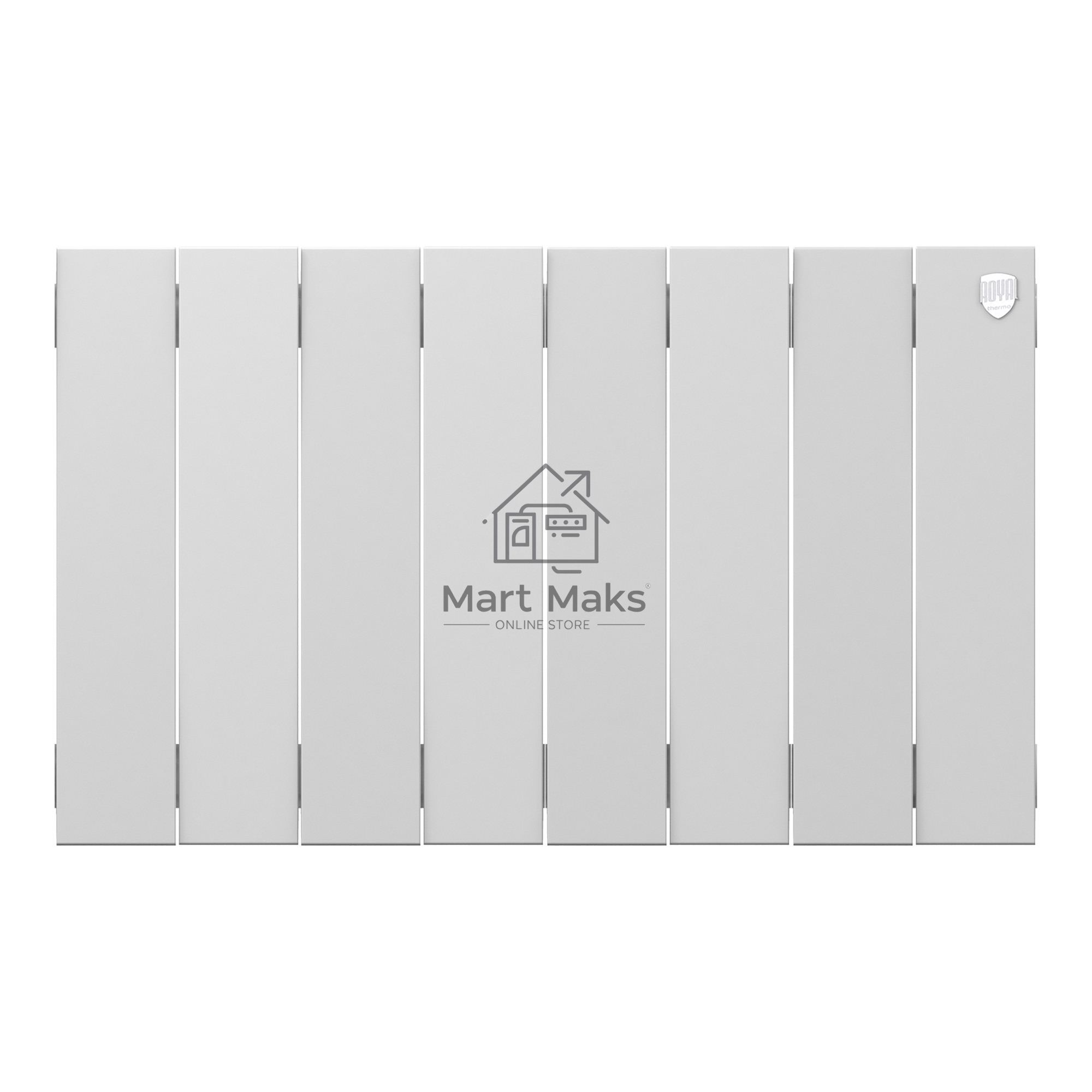 Радиатор биметаллический Royal Thermo PianoForte 300 белый - 8 секц.