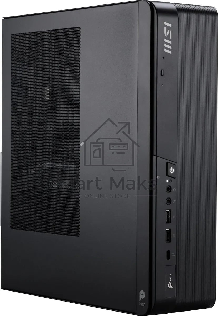 Мини ПК MSI Pro DP80 A14G-007BRU i5 14400 (2.5) Graphics CR без ОС 2xGbitEth WiFi BT 120W черный (936-B20821-013)