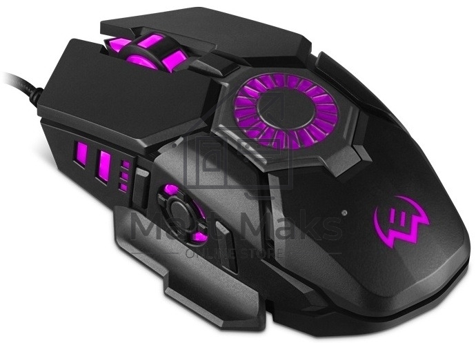 Мышь проводная SVEN RX-G880 черный, 7000 dpi, USB, кнопки - 7