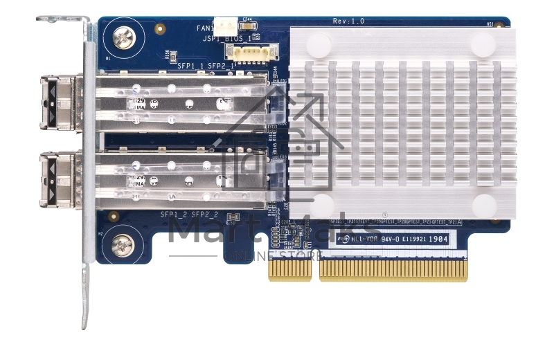 Сетевая карта QNAP QXP-16G2FC Dual-port Fiber Channel adapter, 2 x 16 Gb / s SFP +, PCIe Gen3 x8. For QTS OS ONLY