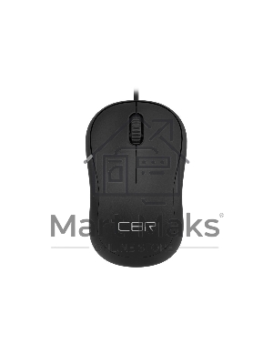 Мышь проводная CBR CM 106 черный, 1000 dpi, USB, кнопки - 3