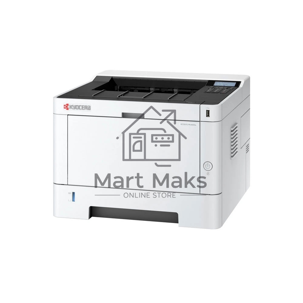 Принтер лазерный Kyocera ECOSYS PA4000x (110C153NL0), A4, монохромный, Duplex, печ. до 40 стр/мин, 1200x1200dpi, USB 2.0, Ethernet