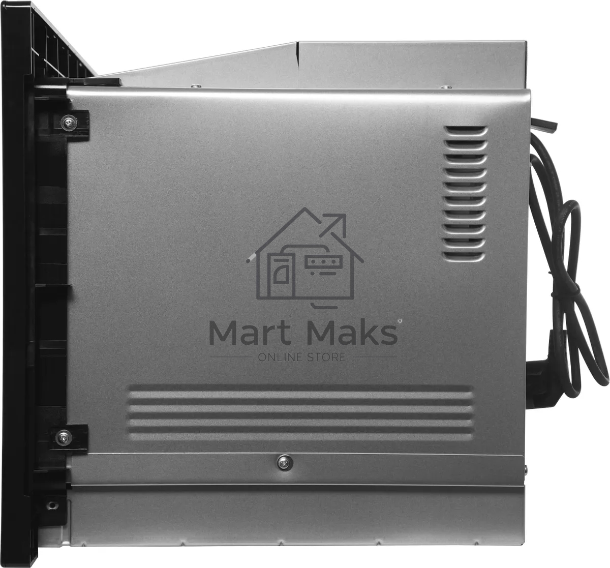 Микроволновая печь встраиваемая Domfy DM2540BW BG черный, 25 л, 900 Вт, переключатели - поворотный механизм/кнопки