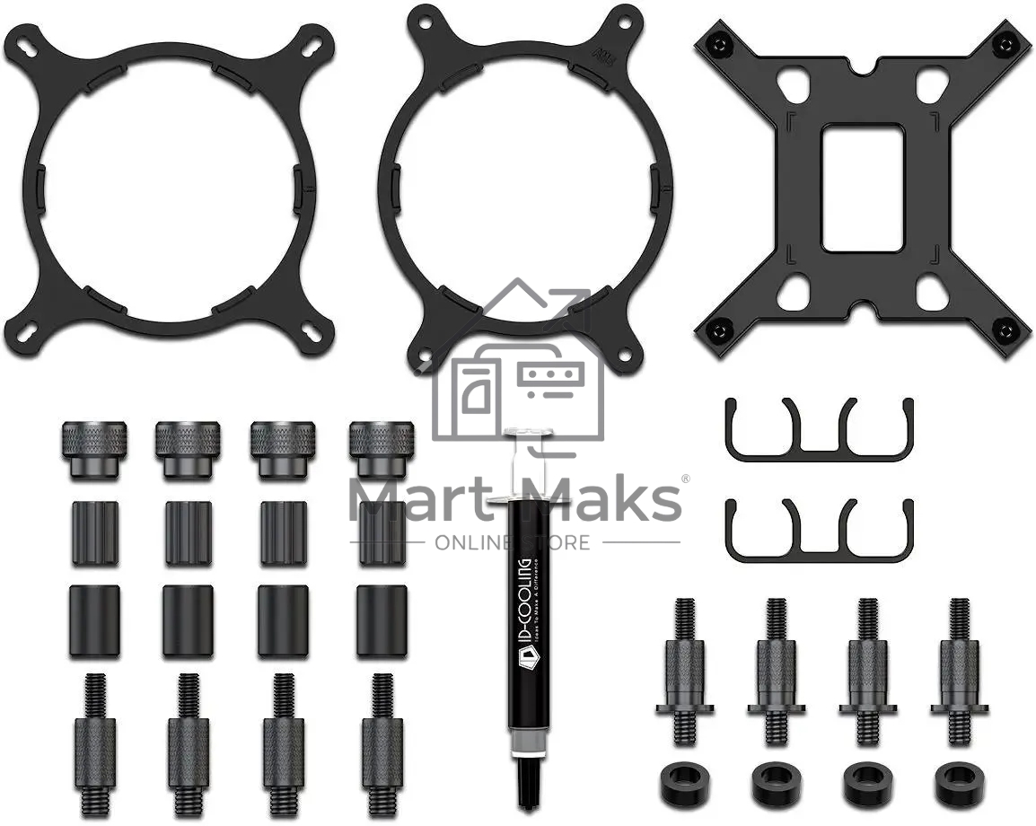 Система жидкостного охлаждения ID-Cooling FX360 PRO черный 120мм алюминий+медь 1800rpm 35.2db 4-pin 350W