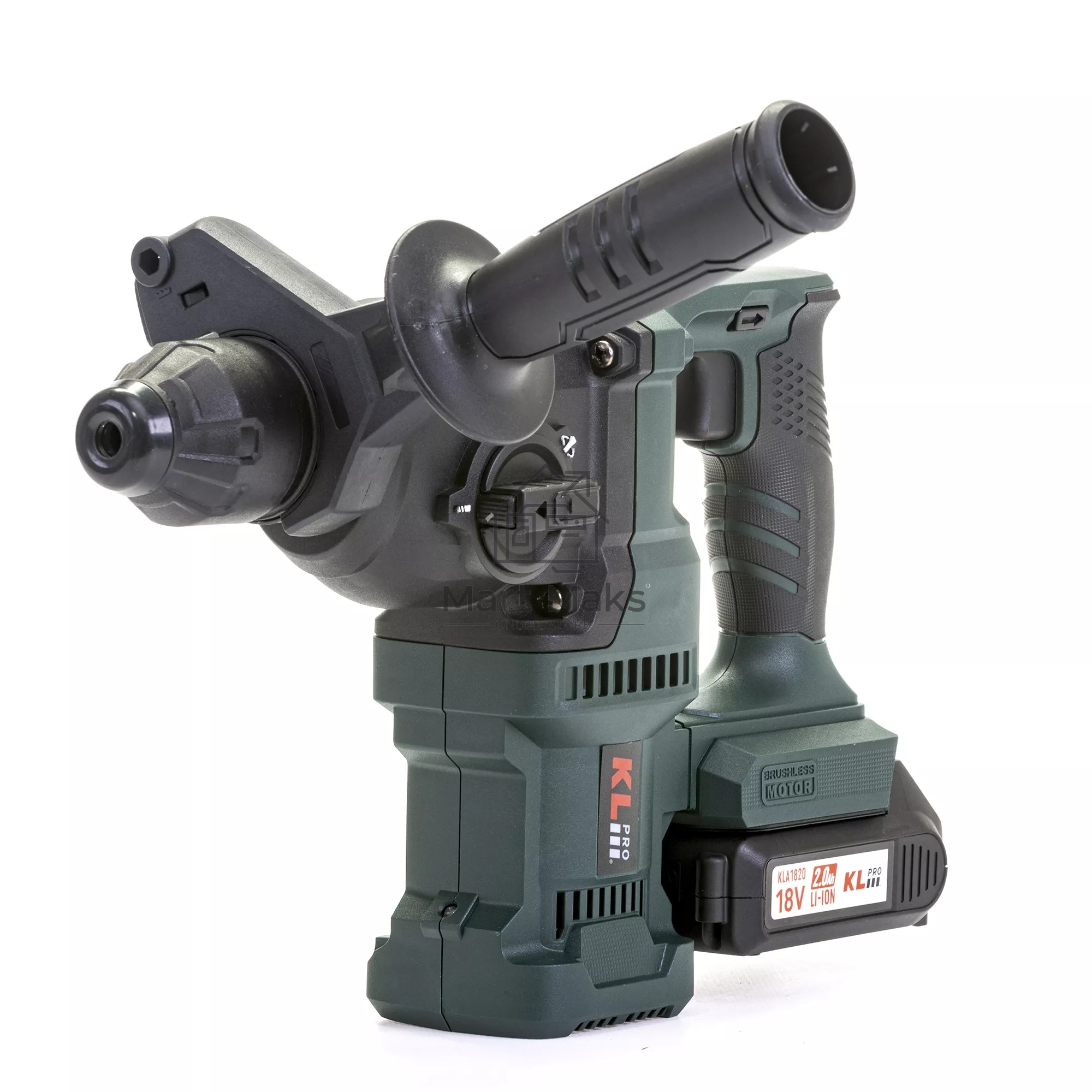 Профессиональный бесщеточный перфоратор аккумуляторный KLPRO KLPM18BH-20