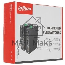 Коммутатор Dahua DH-PFS3110-8ET-96, 8×100 Мбит/с + 2×1 Гбит/с, неуправляемый