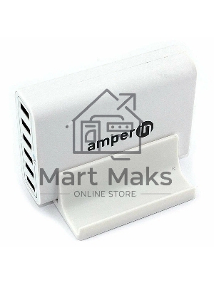 Блок питания (сетевой адаптер) Amperin Quick Charge 6-port QC 3.0 USB (YDS-TC060-4-2-0), белый