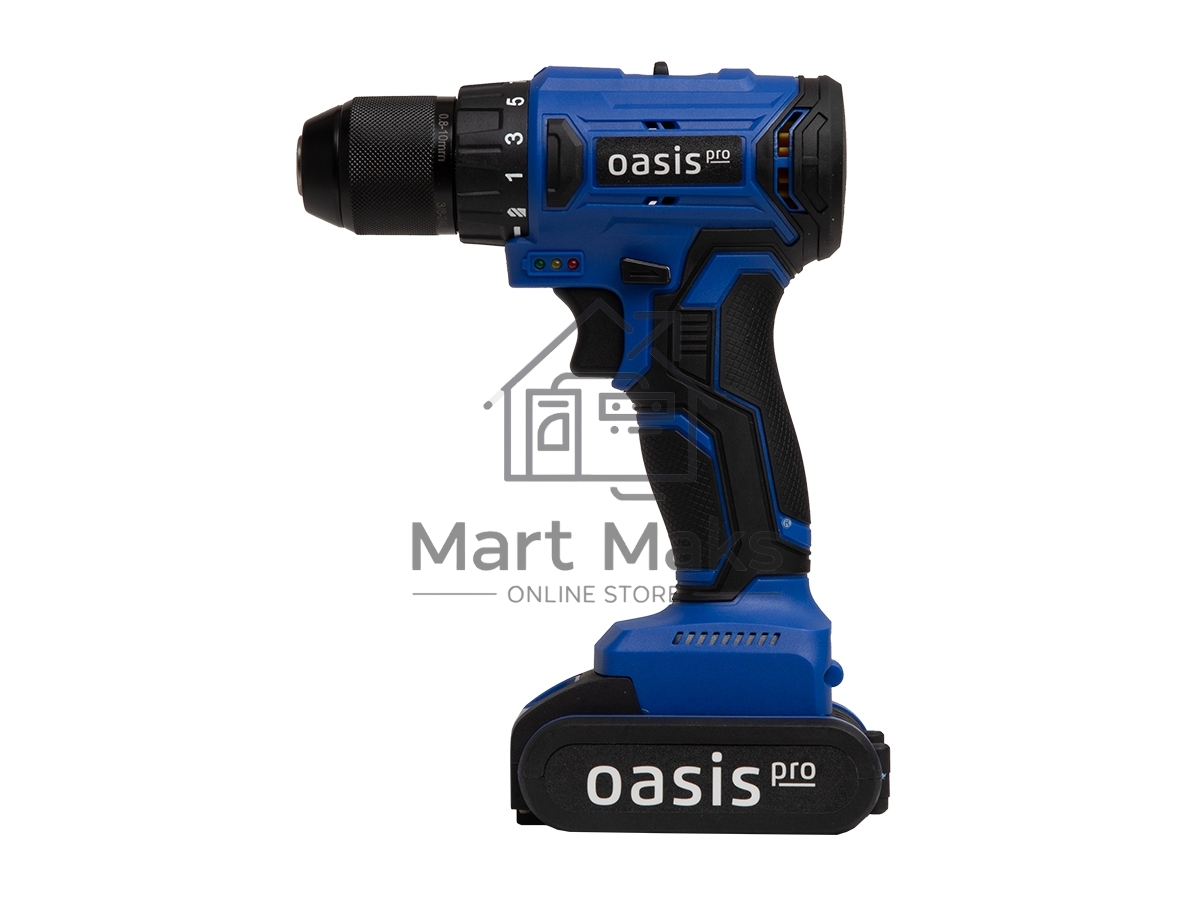 Дрель-шуруповерт Oasis ASB-21V PRO (J) 201, Аккумуляторная, 21В, 2 АКБ, Кейс