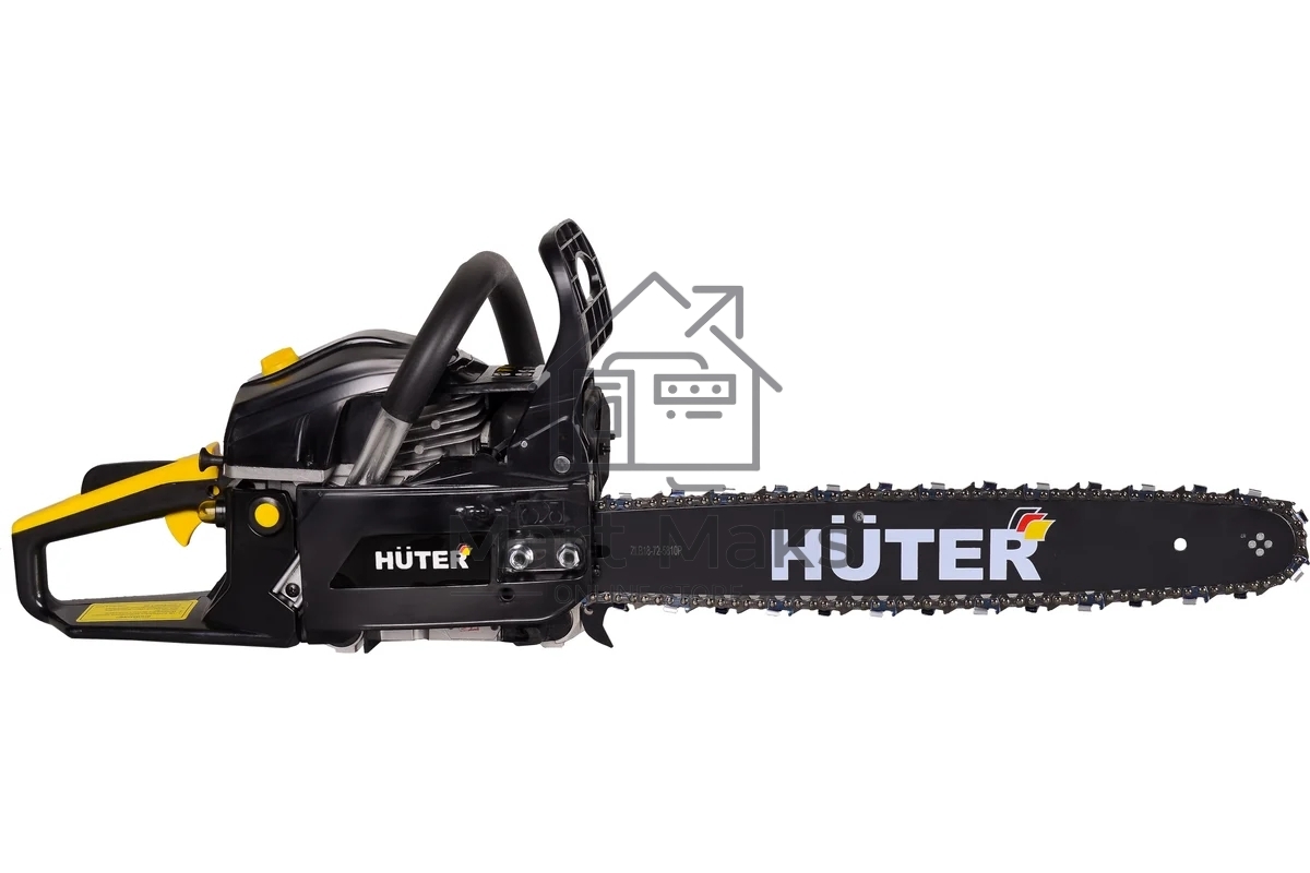 Бензопилы Huter BS-45 70/6/21,7 кВт, 45 см3, бак 0,55 л, антивиб. система, шина 45см/18