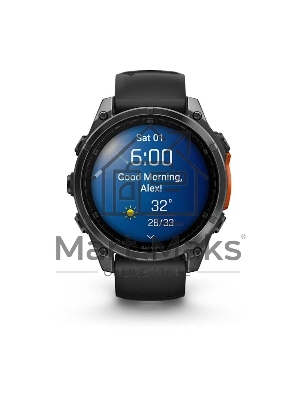 Смарт-часы Garmin Fenix 8 AMOLED серый, черный 47мм