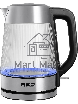 Чайник электрический Red Solution G121 1.8 л, 2200 Вт, черный/серебристый