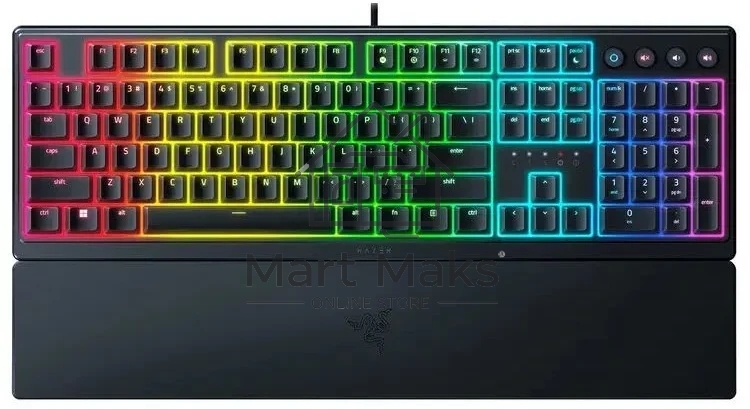Клавиатура Razer Ornata V3 проводная, USB Type-A, чёрный (РУ раскладка)