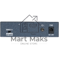 Коммутатор Hikvision DS-3E0105P-E(B), 4×100 Мбит/с PoE + 1×100 Мбит/с Uplink, неуправляемый