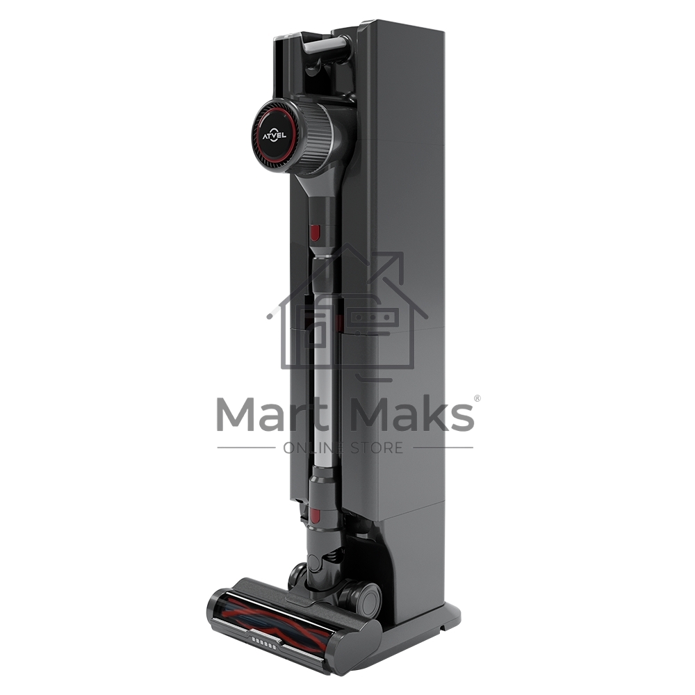 Пылесос вертикальный Atvel G9 Pro Base серый, питание от аккумулятора, 422 Вт, уборка сухая, пылесборник 1 л