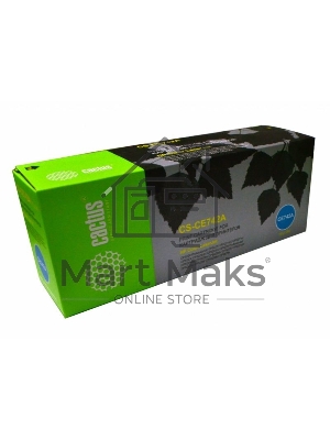 Картридж лазерный Cactus CS-CE742A желтый (7300 стр.) для HP CLJ CP5220/CP5221/CP5223/CP5225/CP5227/CP5229