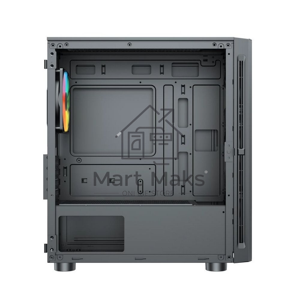 Компьютерный корпус ACD Citadel 104 ATX, черный, USB3.0*1+USB2.0*2+HD audio,3*12cm F1 ARGB fans at front(Slave fans),1*12cm F1 ARGB fan at rear (Master fan)