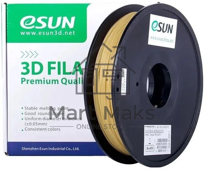 Пластик для принтера 3D Esun PVA175N05 PVA d1.75мм 0.5кг 1цв. натуральный